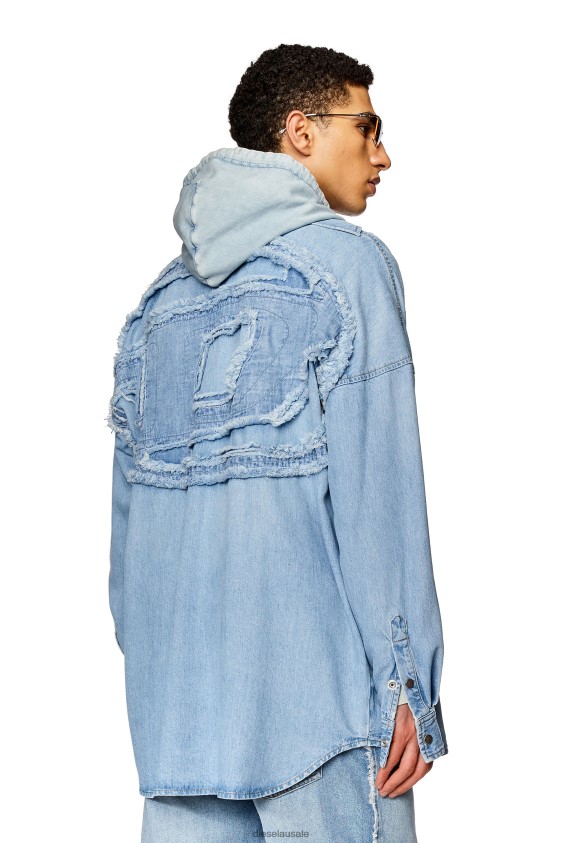 Diesel d-kama Apparel Light Blue Men 2XT44N291