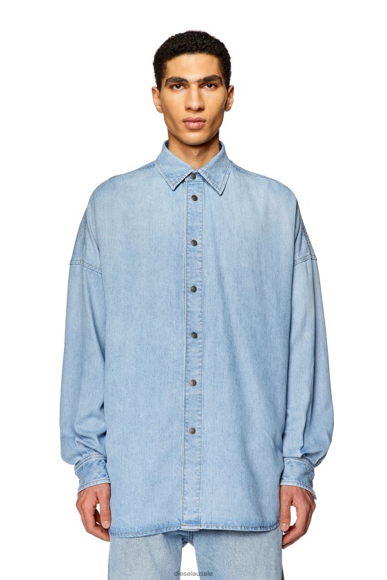 Diesel d-kama Apparel Light Blue Men 2XT44N291