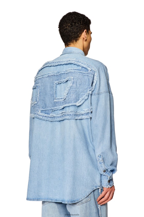 Diesel d-kama Apparel Light Blue Men 2XT44N291