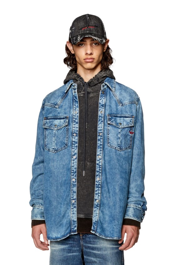 Diesel d-ocean Apparel Medium blue Men 2XT44N295