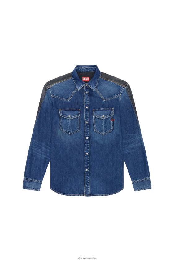 Diesel d-ocean-s Apparel Black/Blue Men 2XT44N299