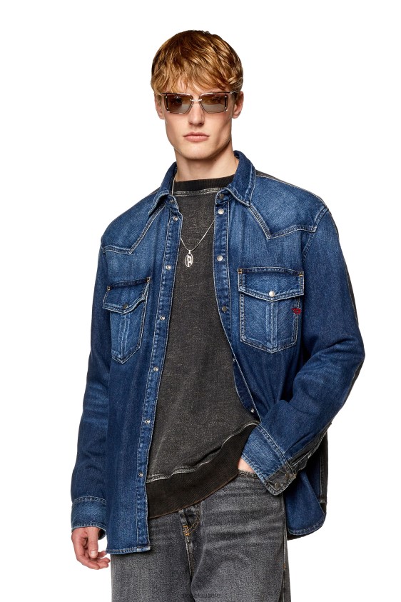 Diesel d-ocean-s Apparel Black/Blue Men 2XT44N299
