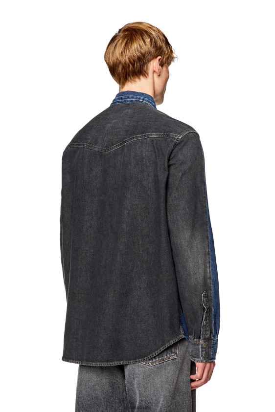 Diesel d-ocean-s Apparel Black/Blue Men 2XT44N299