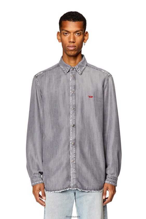 Diesel d-simply Apparel Grey Men 2XT44N297