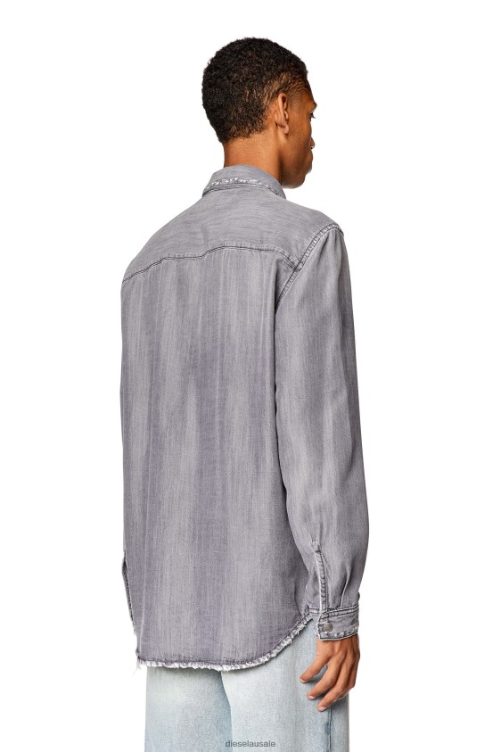 Diesel d-simply Apparel Grey Men 2XT44N297