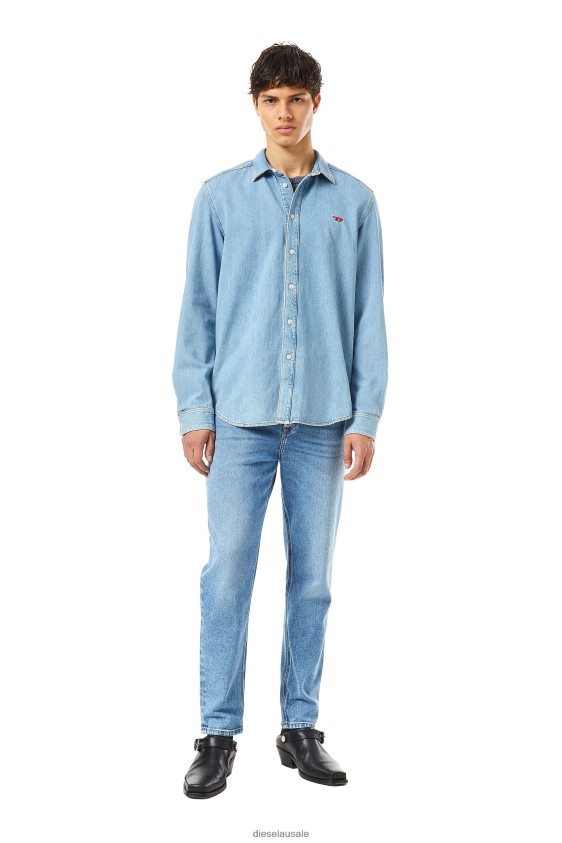 Diesel d-simply basic shirt Apparel Light Blue Men 2XT44N302