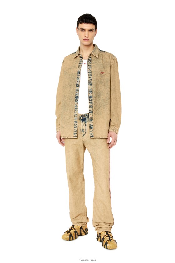 Diesel d-simply-over Apparel Beige Men 2XT44N318