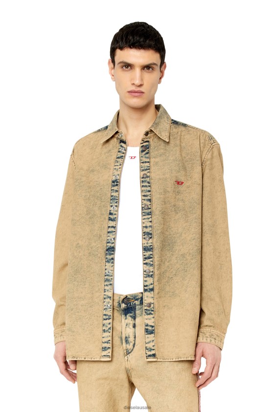 Diesel d-simply-over Apparel Beige Men 2XT44N318