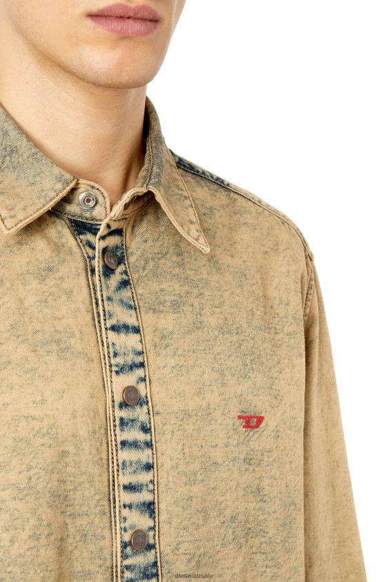 Diesel d-simply-over Apparel Beige Men 2XT44N318