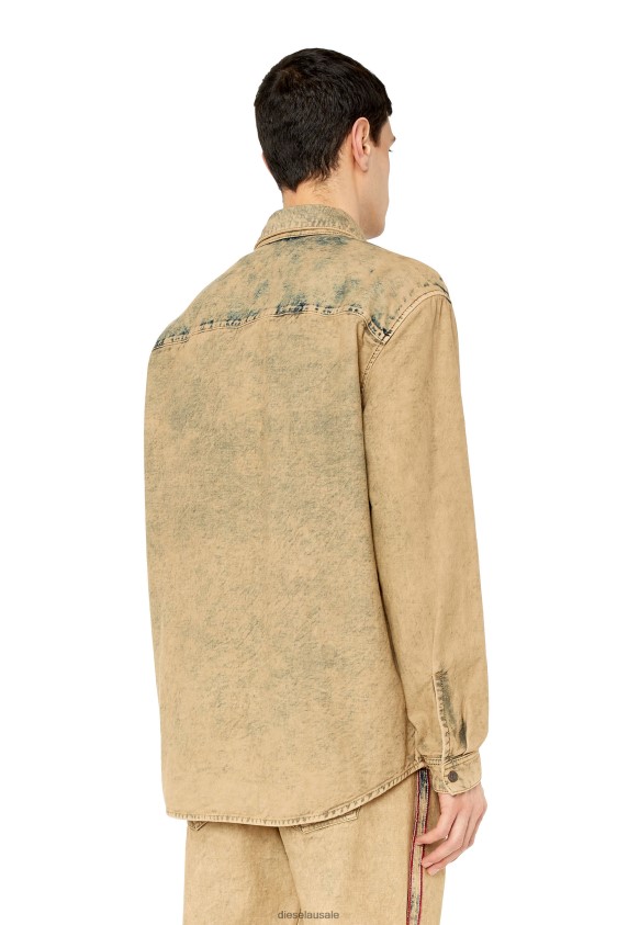 Diesel d-simply-over Apparel Beige Men 2XT44N318