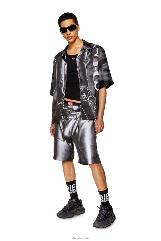 Diesel pr-s-mec-23 Apparel Black Men 2XT44N289