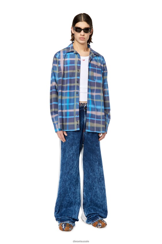 Diesel s-daraa Apparel Green/Blue Men 2XT44N326