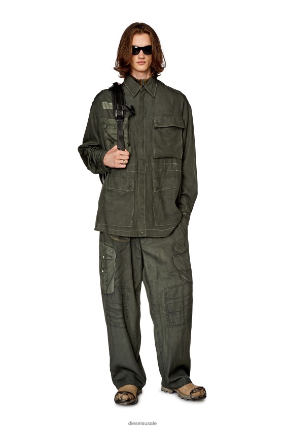 Diesel s-dew Apparel Military Green Men 2XT44N303
