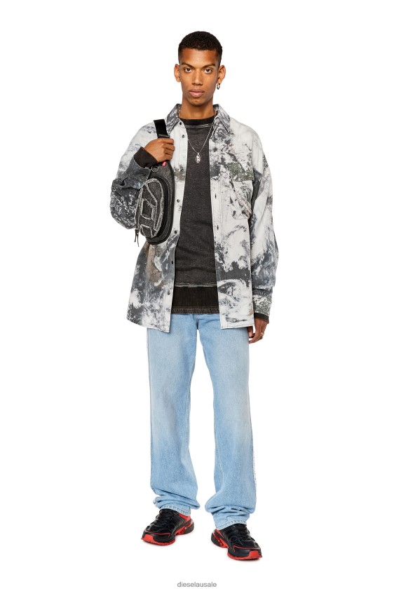 Diesel s-dewny-cmf Apparel Grey Men 2XT44N298