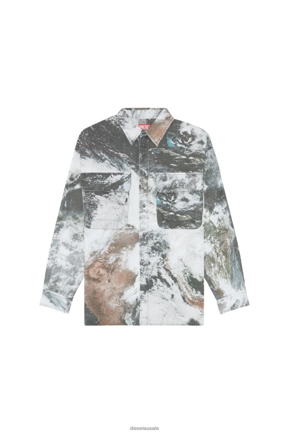 Diesel s-dewny-cmf Apparel Grey Men 2XT44N298