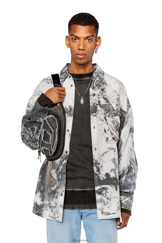 Diesel s-dewny-cmf Apparel Grey Men 2XT44N298