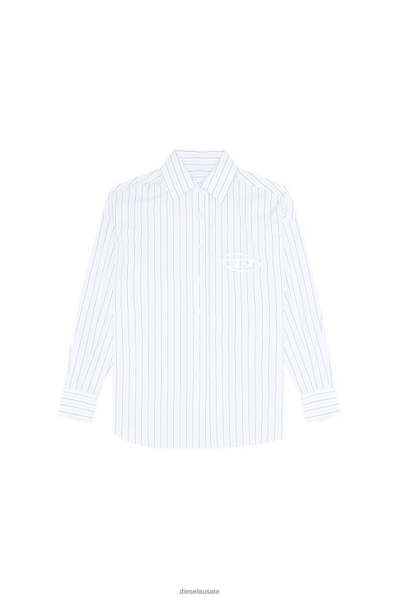 Diesel s-doubly-stripe Apparel Blue/White Men 2XT44N321