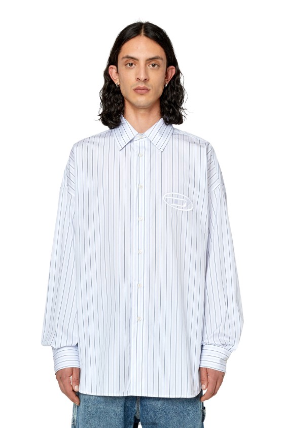 Diesel s-doubly-stripe Apparel Blue/White Men 2XT44N321