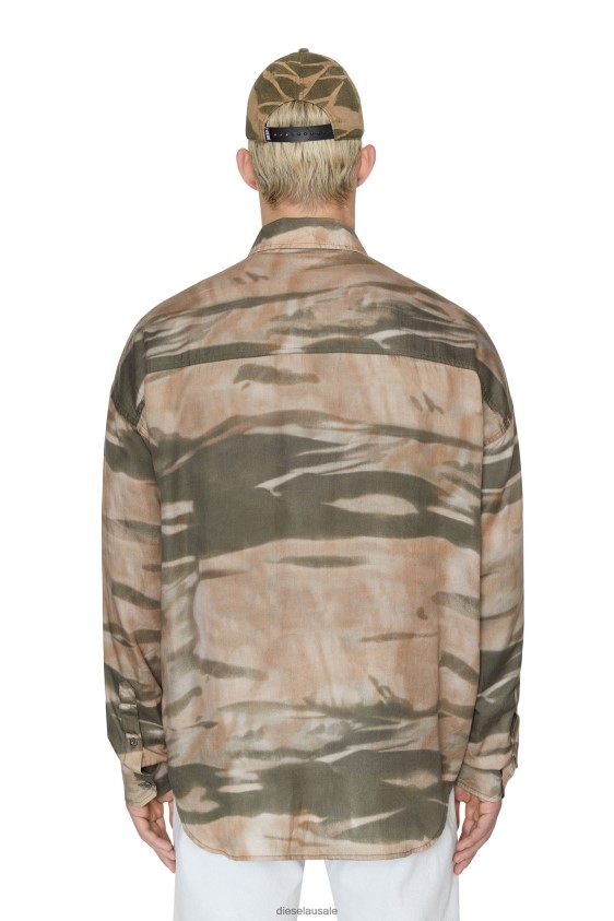 Diesel s-fluid-cmf Apparel Green/Beige Men 2XT44N336