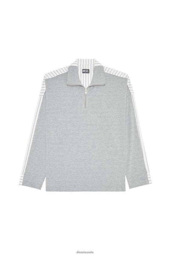 Diesel s-gander-a Apparel Light Grey Men 2XT44N317