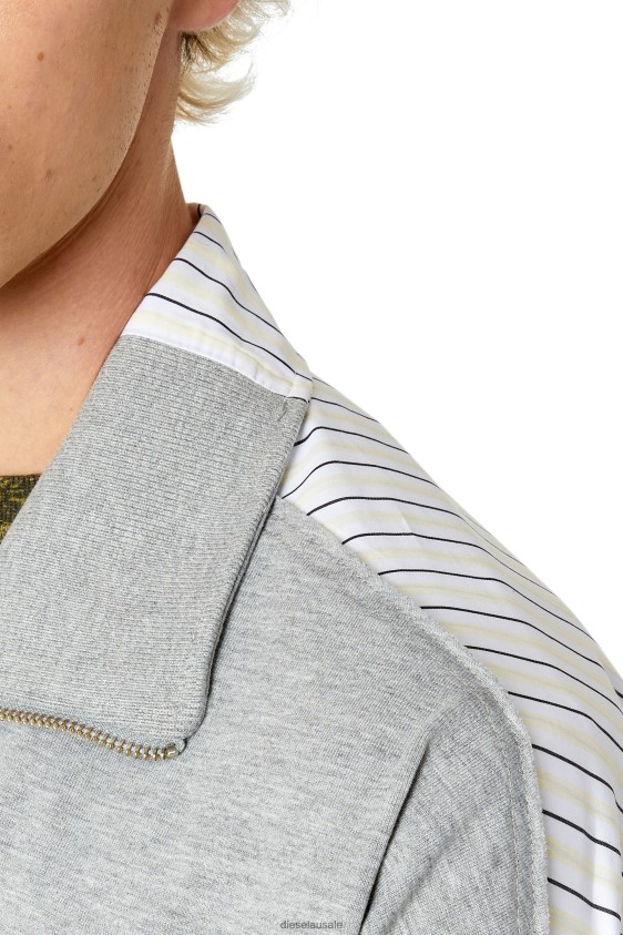 Diesel s-gander-a Apparel Light Grey Men 2XT44N317