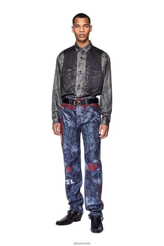 Diesel s-gilliam-vest Apparel Grey Men 2XT44N287
