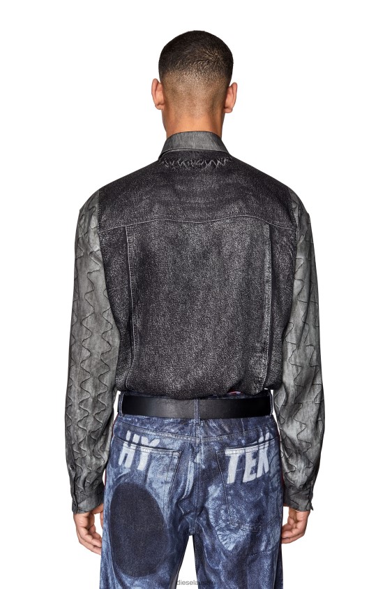 Diesel s-gilliam-vest Apparel Grey Men 2XT44N287