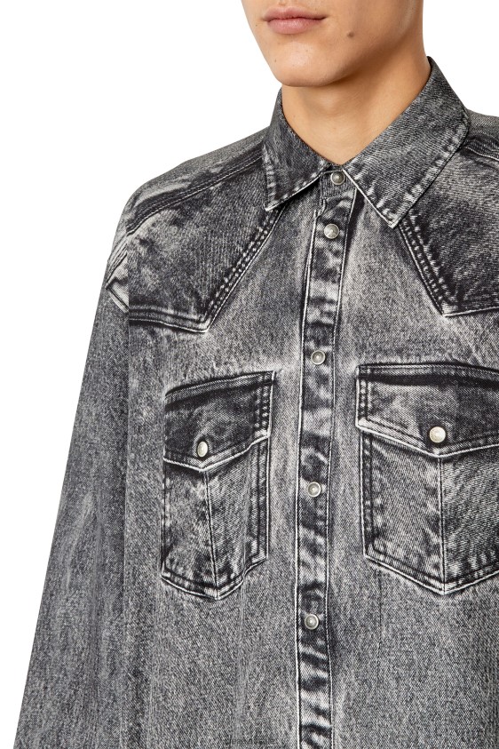 Diesel s-gils-dnm Apparel Dark grey Men 2XT44N315