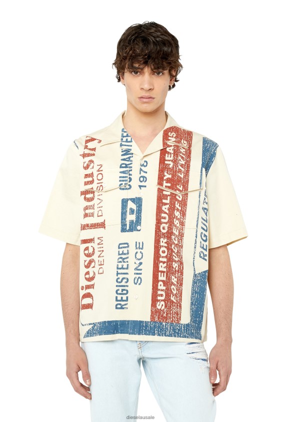 Diesel s-mac-22-a Apparel Beige Men 2XT44N327
