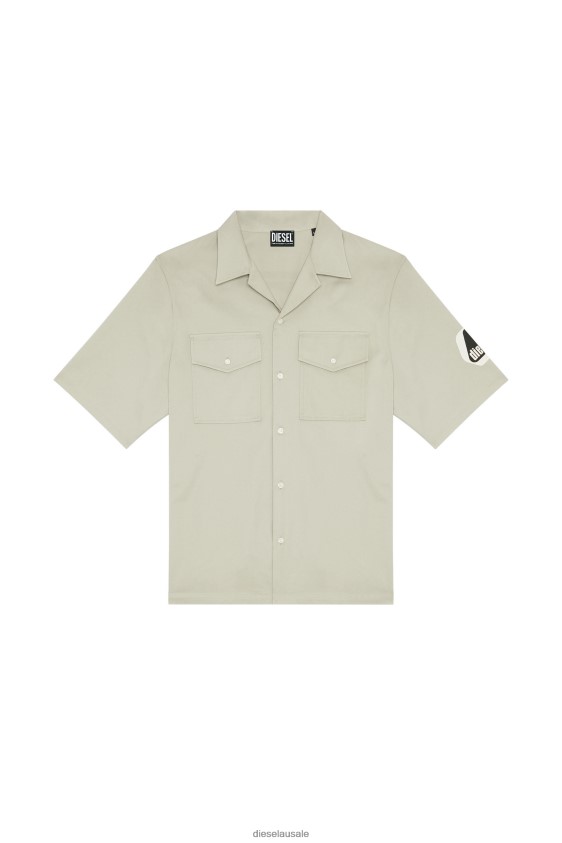 Diesel s-mac-b Apparel Light Grey Men 2XT44N307
