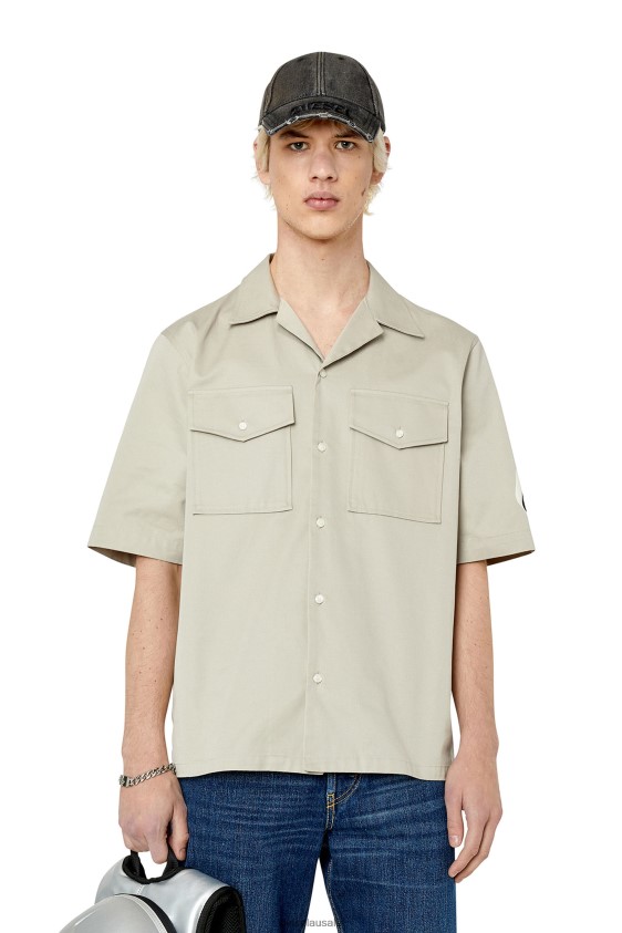Diesel s-mac-b Apparel Light Grey Men 2XT44N307