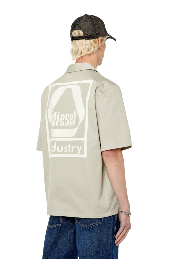 Diesel s-mac-b Apparel Light Grey Men 2XT44N307
