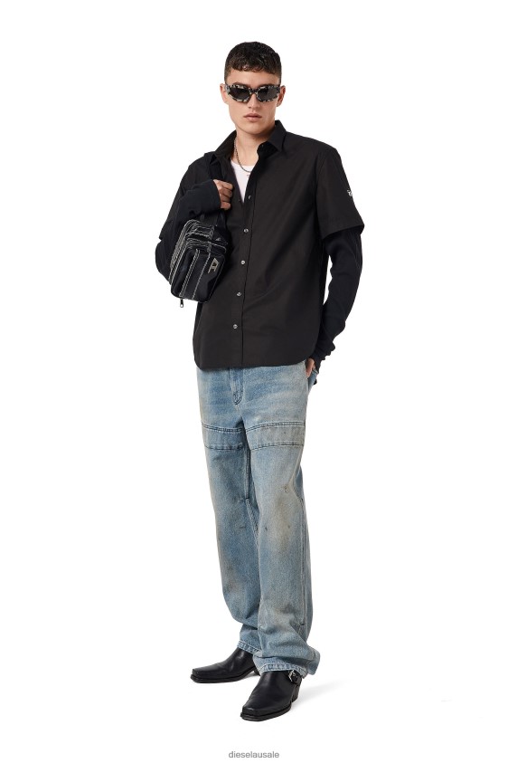 Diesel s-marley-a Apparel Black Men 2XT44N335