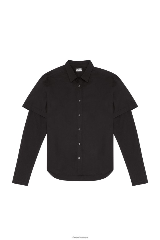 Diesel s-marley-a Apparel Black Men 2XT44N335