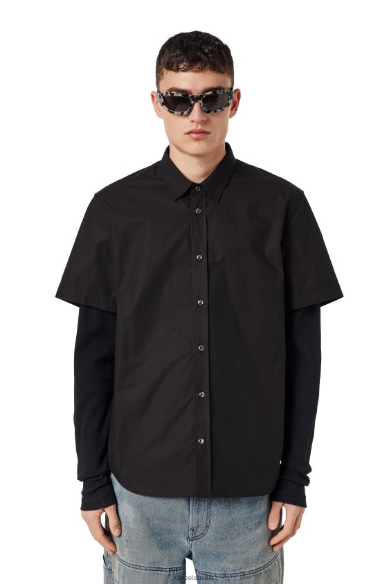 Diesel s-marley-a Apparel Black Men 2XT44N335