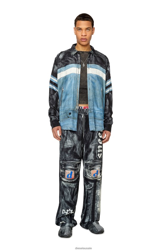 Diesel s-umbe-g Apparel Blue/Black Men 2XT44N324