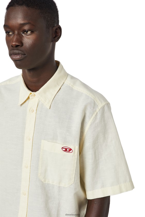 Diesel s-umbe-ssl Apparel White Men 2XT44N325