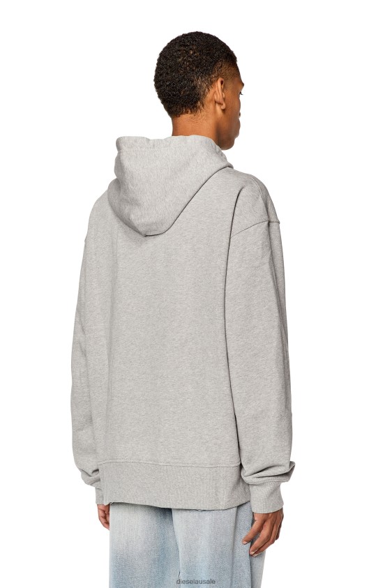 Diesel dx-s-macs-hood Apparel Grey Men 2XT44N140
