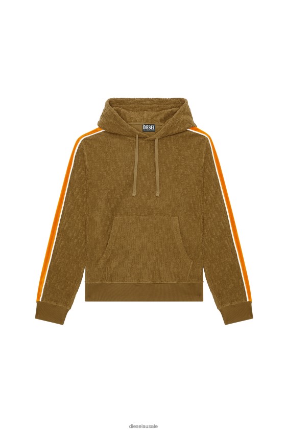 Diesel s-ginbero-hood Apparel Military Green Men 2XT44N166