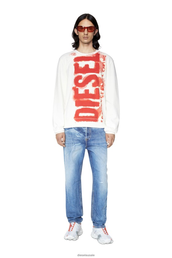 Diesel s-ginn-e5 Apparel White Men 2XT44N123