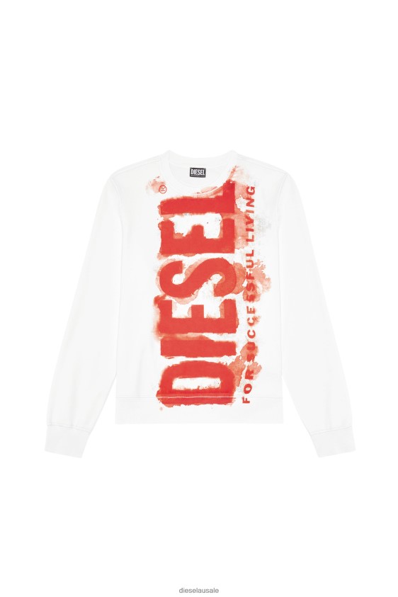 Diesel s-ginn-e5 Apparel White Men 2XT44N123