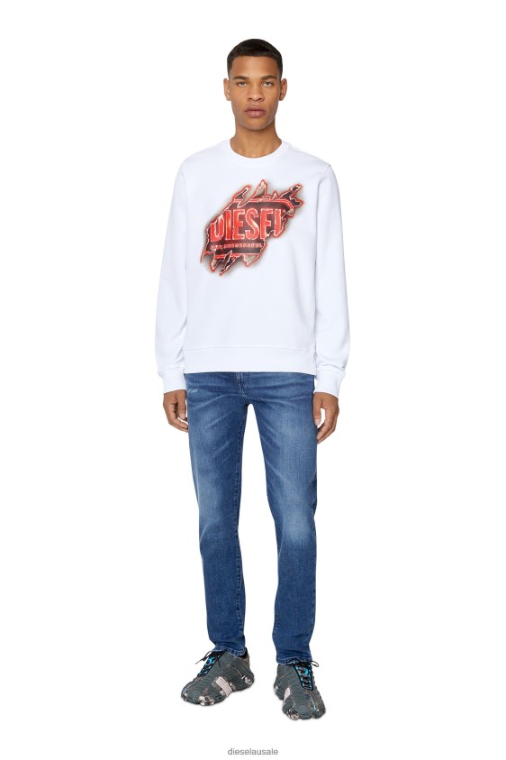 Diesel s-ginn-e9 Apparel White Men 2XT44N107