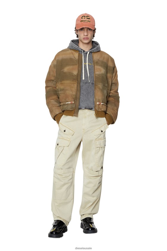 Diesel s-ginn-hood-e1 Apparel Grey Men 2XT44N100