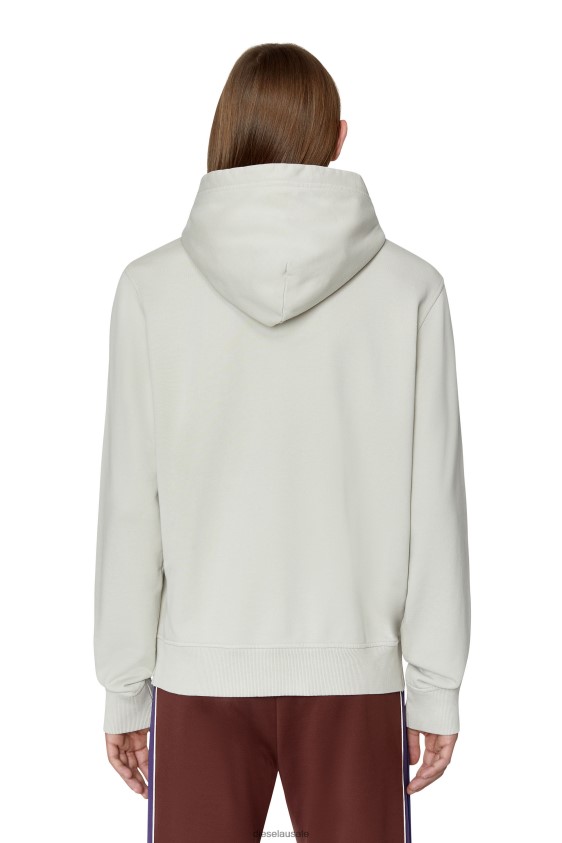Diesel s-ginn-hood-e2 Apparel Grey Men 2XT44N95