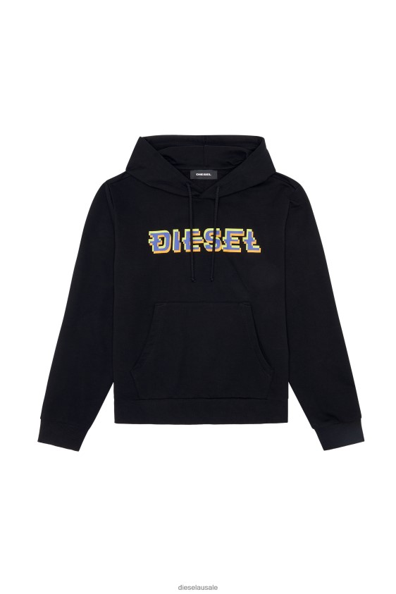 Diesel s-ginn-hood-k27 Apparel Black Men 2XT44N98