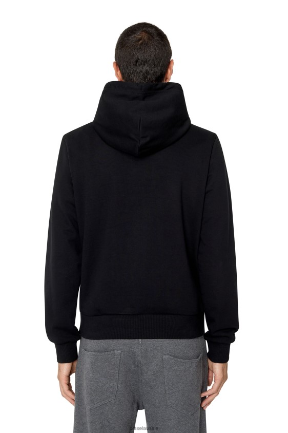 Diesel s-ginn-hood-k27 Apparel Black Men 2XT44N98