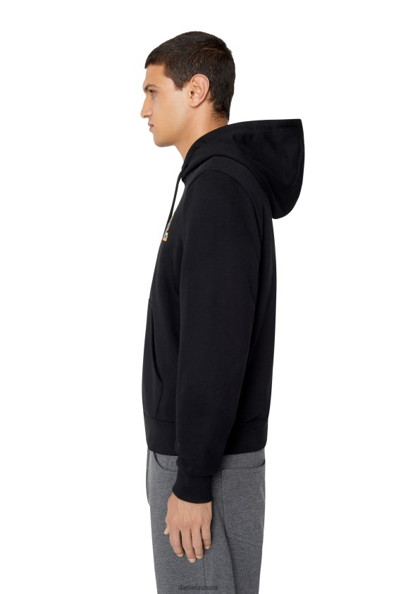 Diesel s-ginn-hood-k27 Apparel Black Men 2XT44N98