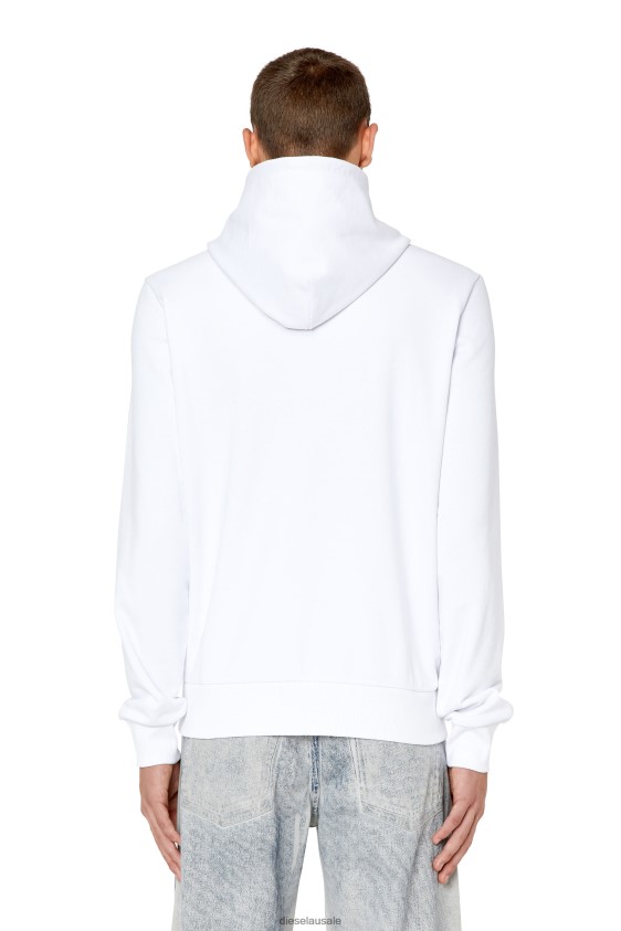 Diesel s-ginn-hood-k30 Apparel White Men 2XT44N153