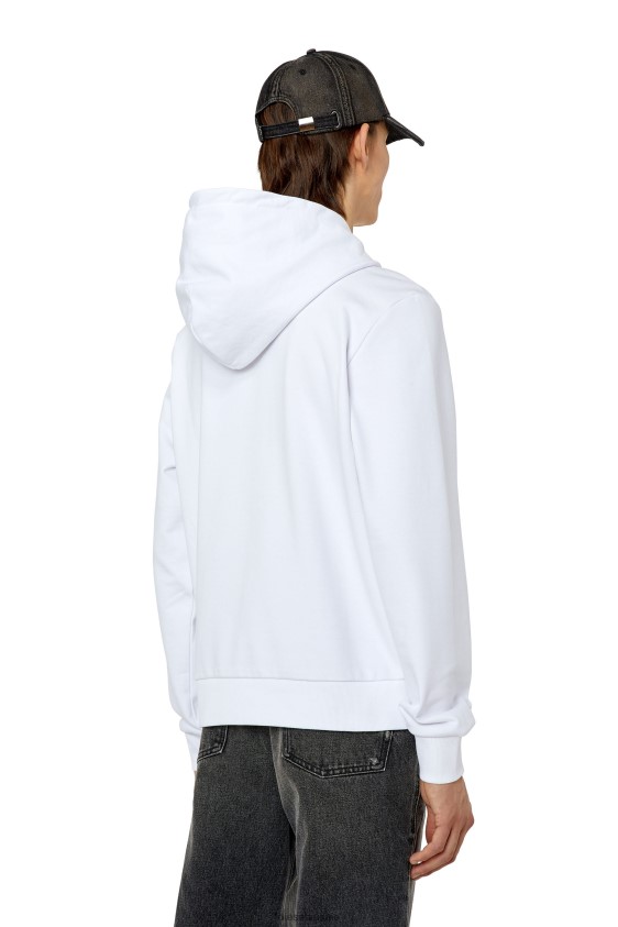Diesel s-ginn-hood-k31 Apparel White Men 2XT44N165