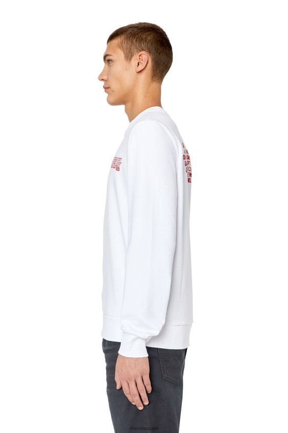 Diesel s-ginn-k29 Apparel White Men 2XT44N162